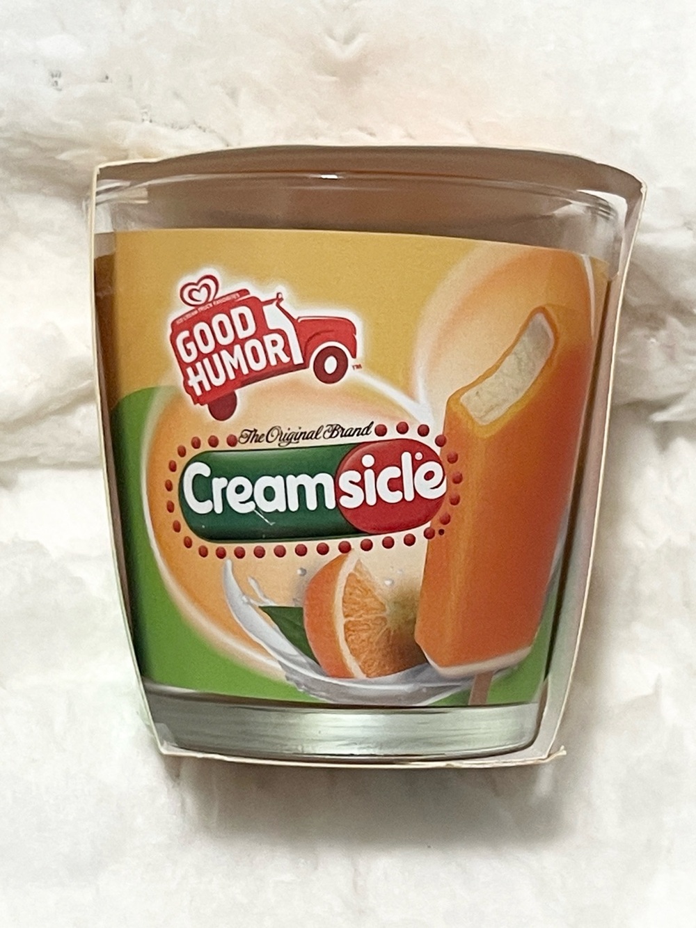 Good Humor Creamsicle Scented Glass Candle